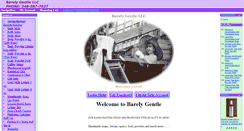 Desktop Screenshot of barelygentle.com